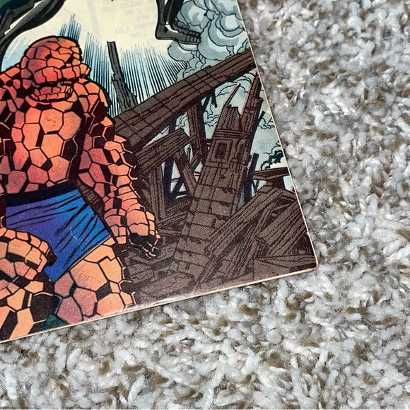 VINTAGE 1967 MARVEL FANTASTIC FOUR Silver Surfer & Dr Doom Silver Age Comic #58 - Picture 4 of 11